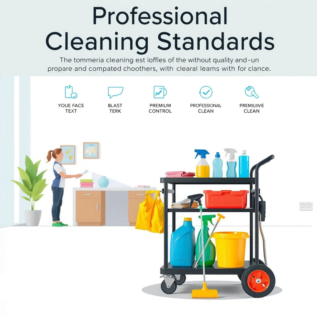 Professional cleaning standards and equipment in action